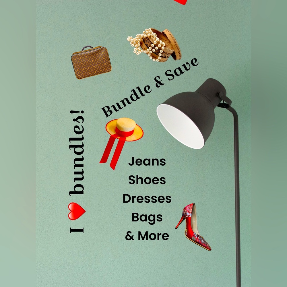 Bundle & save! two or more  items save 10% or more 3 or more I’ll make an offer!